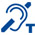 Symbole du système d'aide pour personnes malentendantes