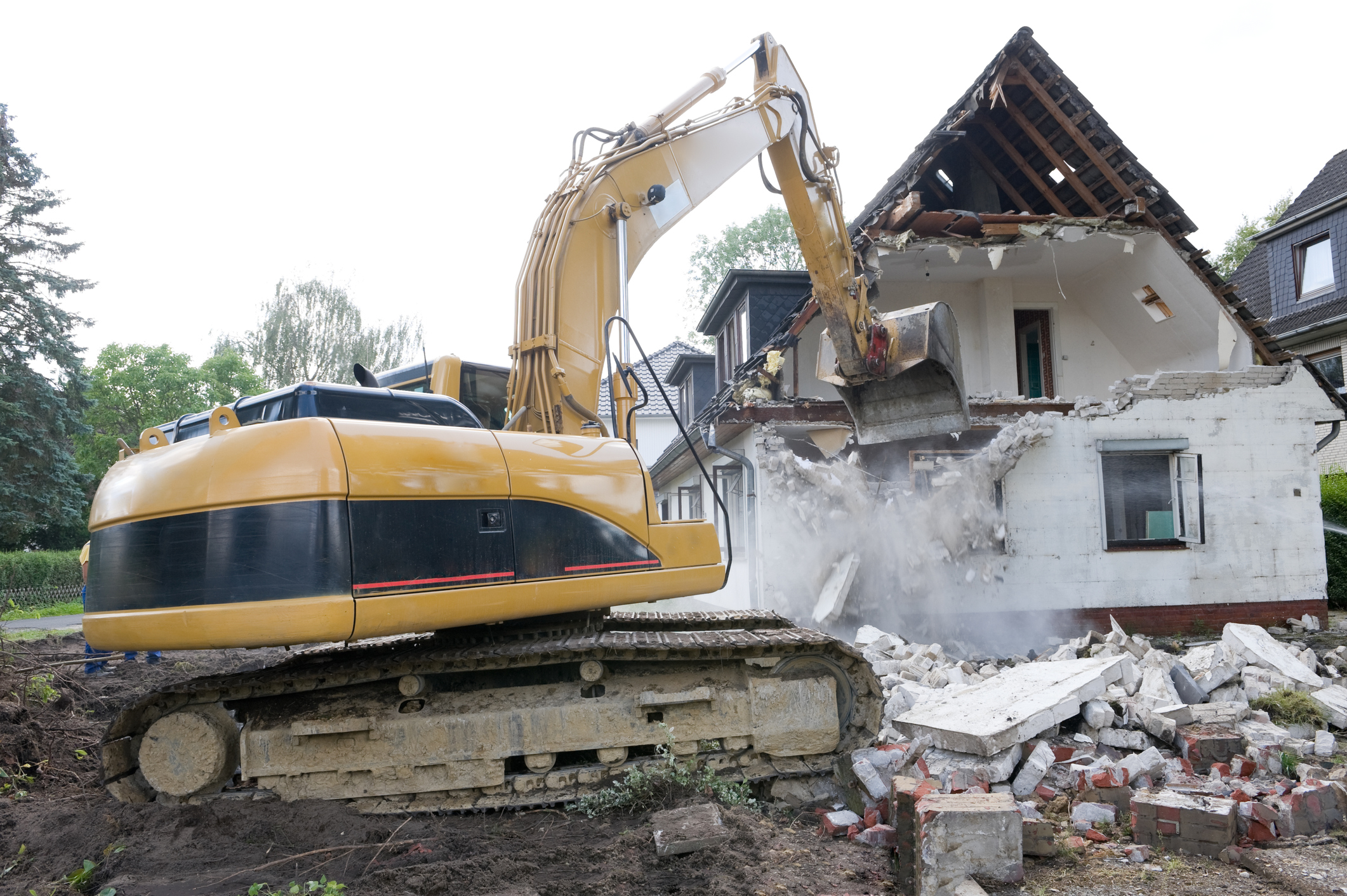 Démolition d'un bâtiment