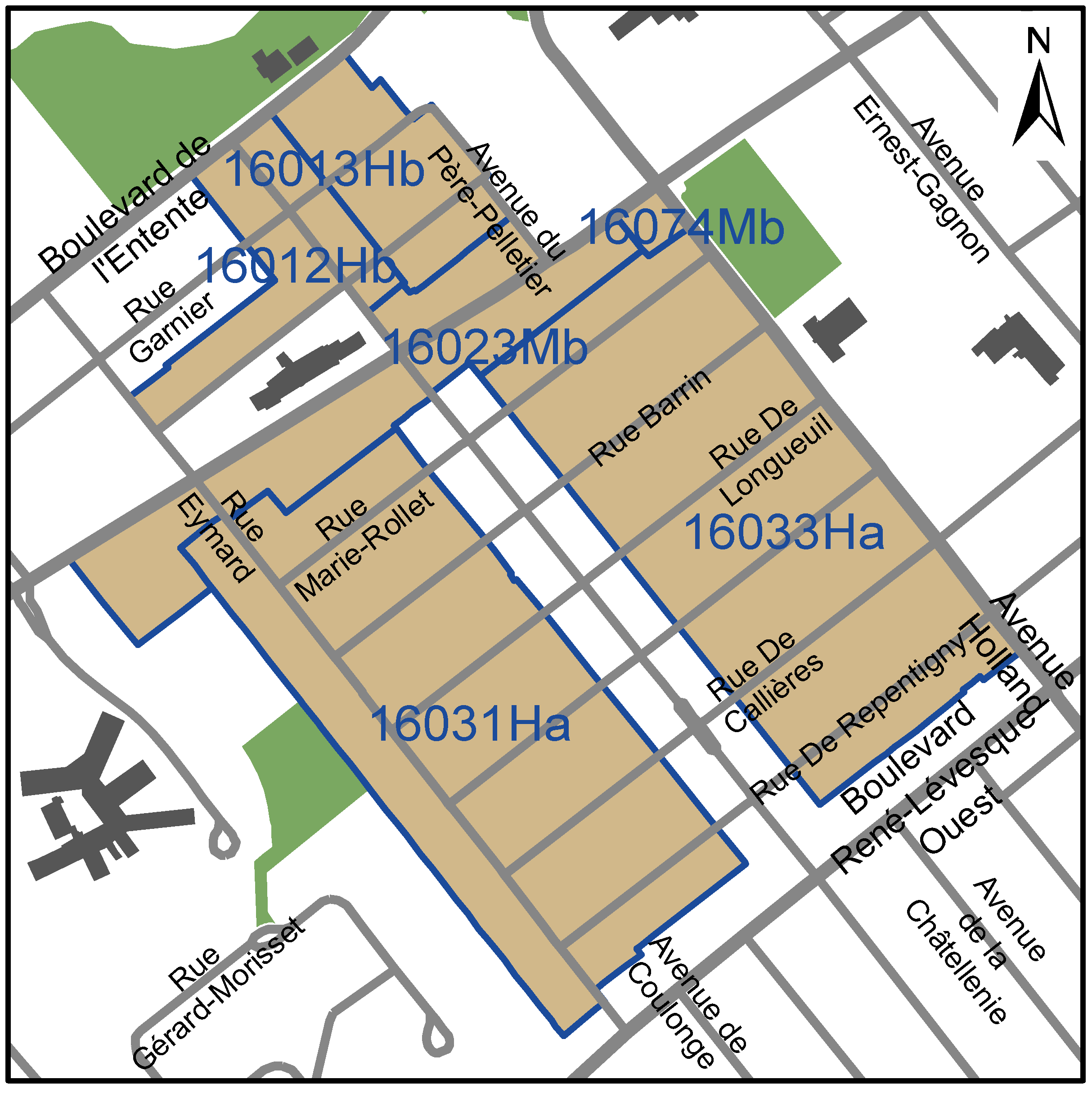 Zones concernées