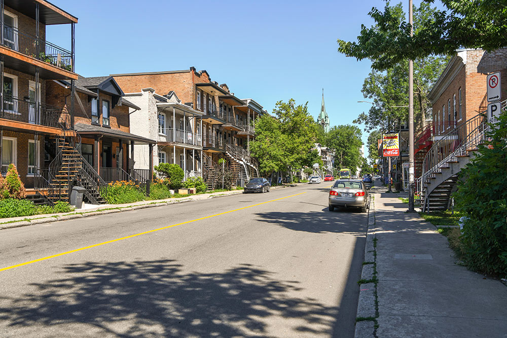 Rue du secteur de la 1re Avenue