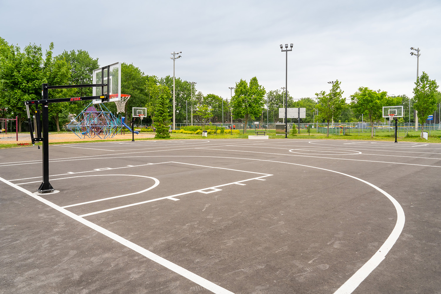 Photo terrain de basketball